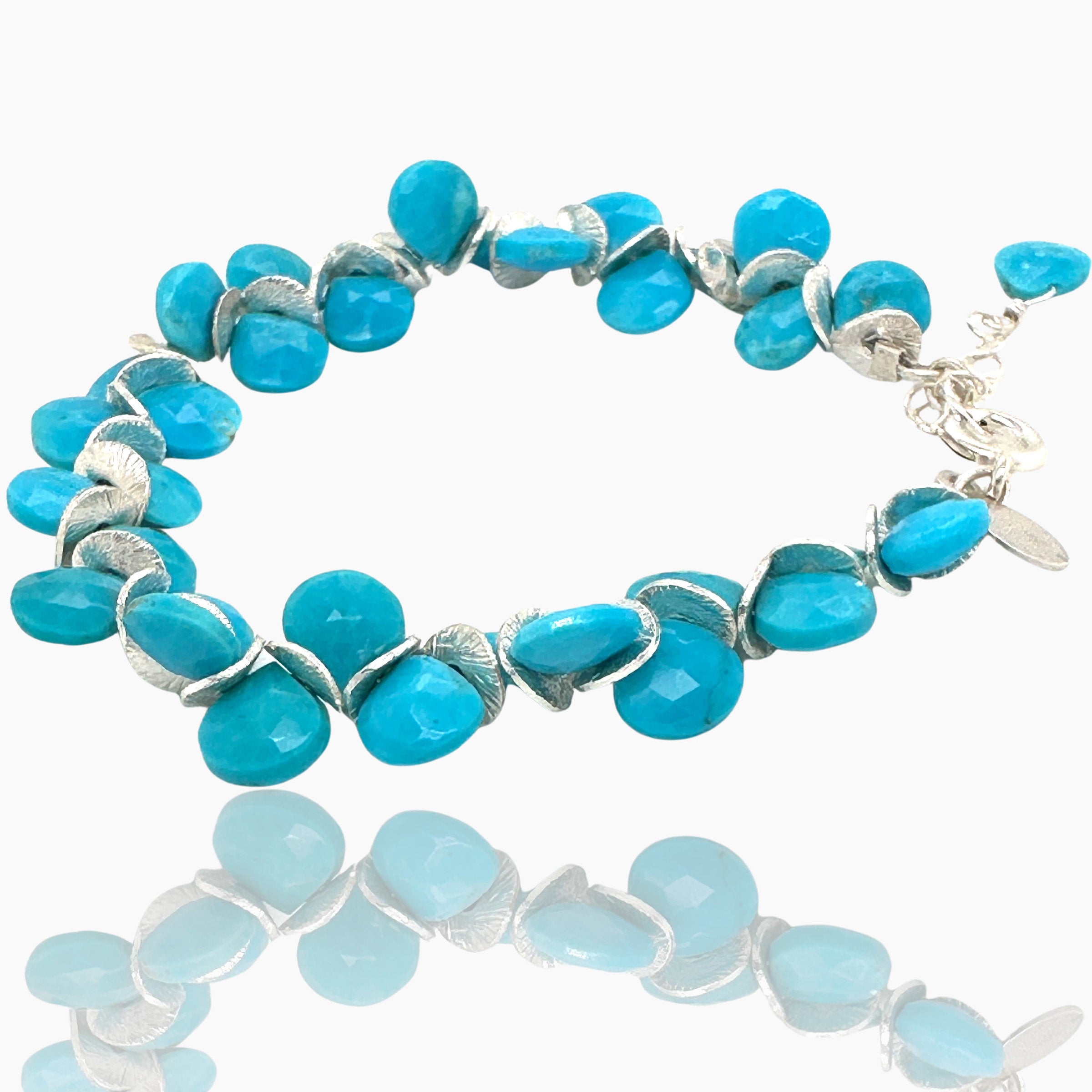 Sleeping Beauty Turquoise Sterling Bracelet