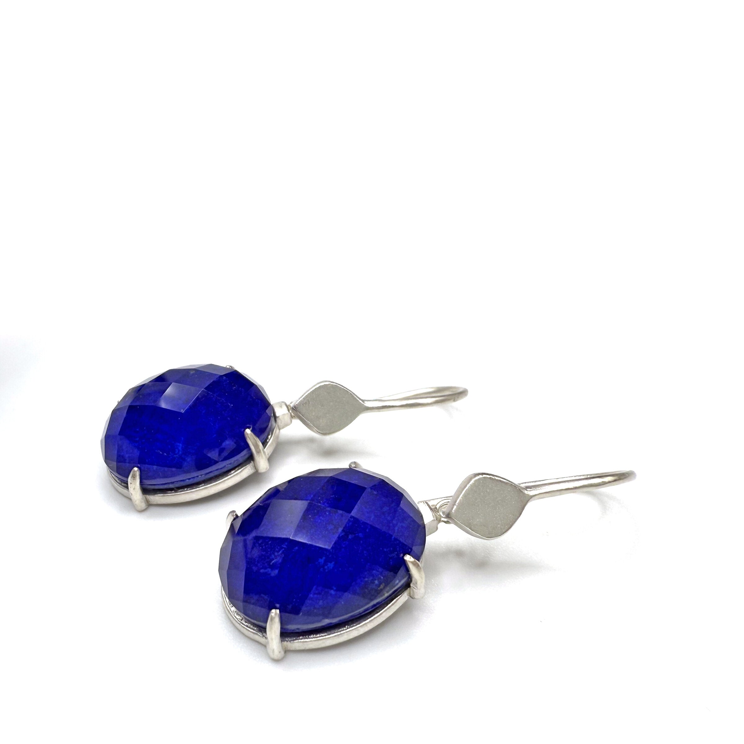 Lapis Doublet Azores Earrings