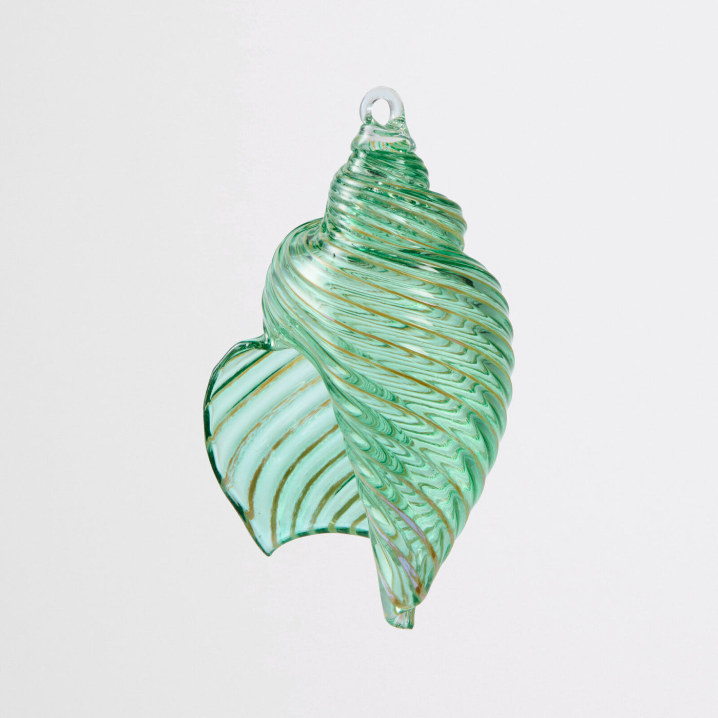 Mint Green Shell Ornament