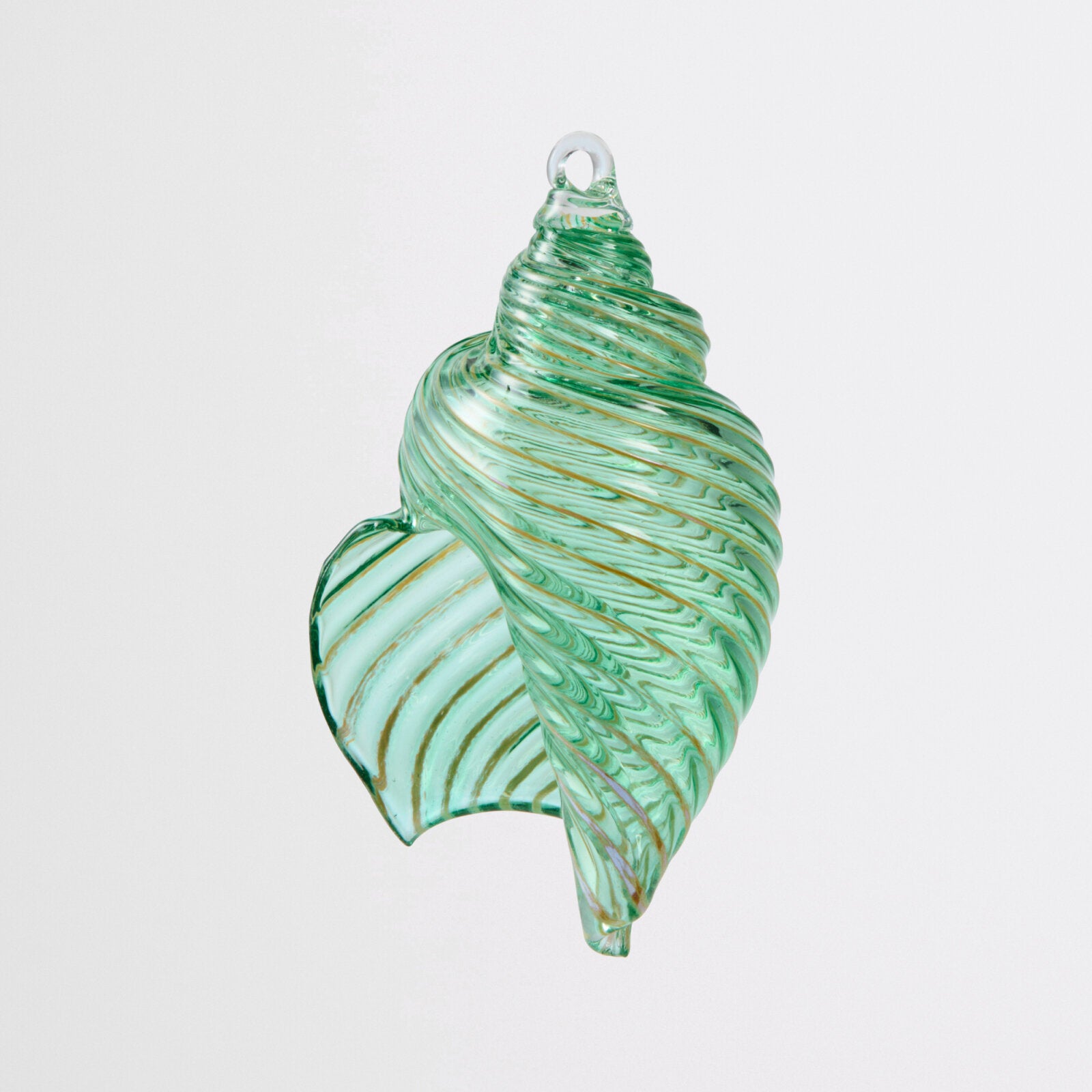 Mint Green Shell Ornament