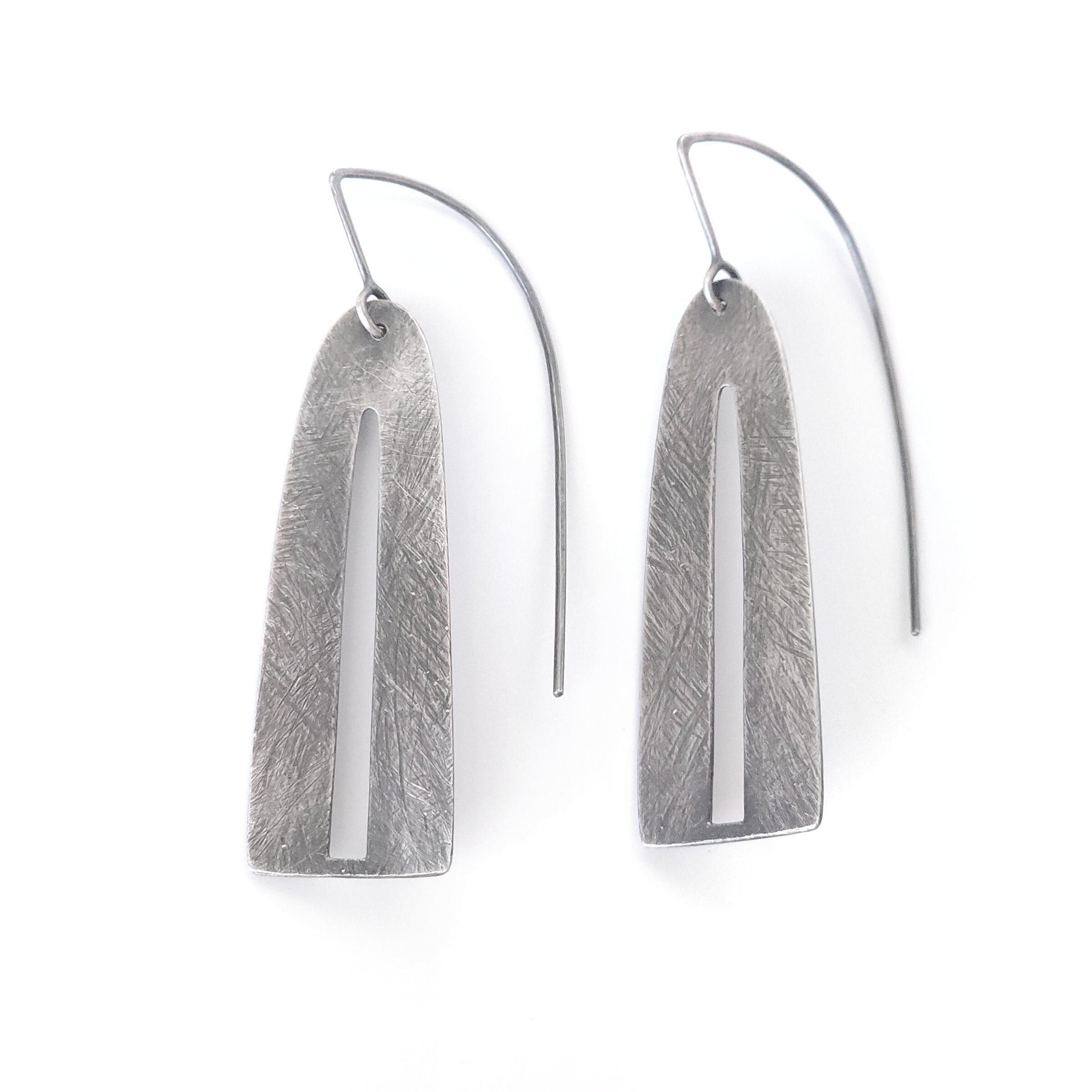 Long Arch Slot Earrings