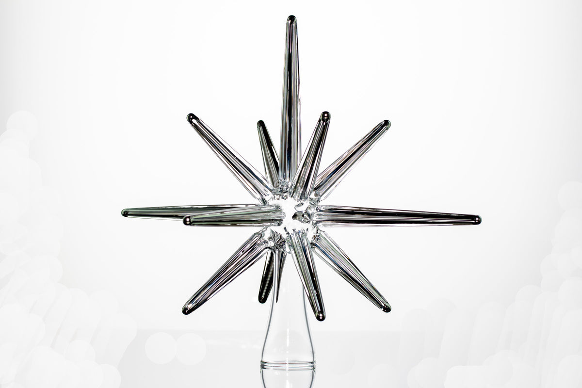 Platinum Moravian Tree Star