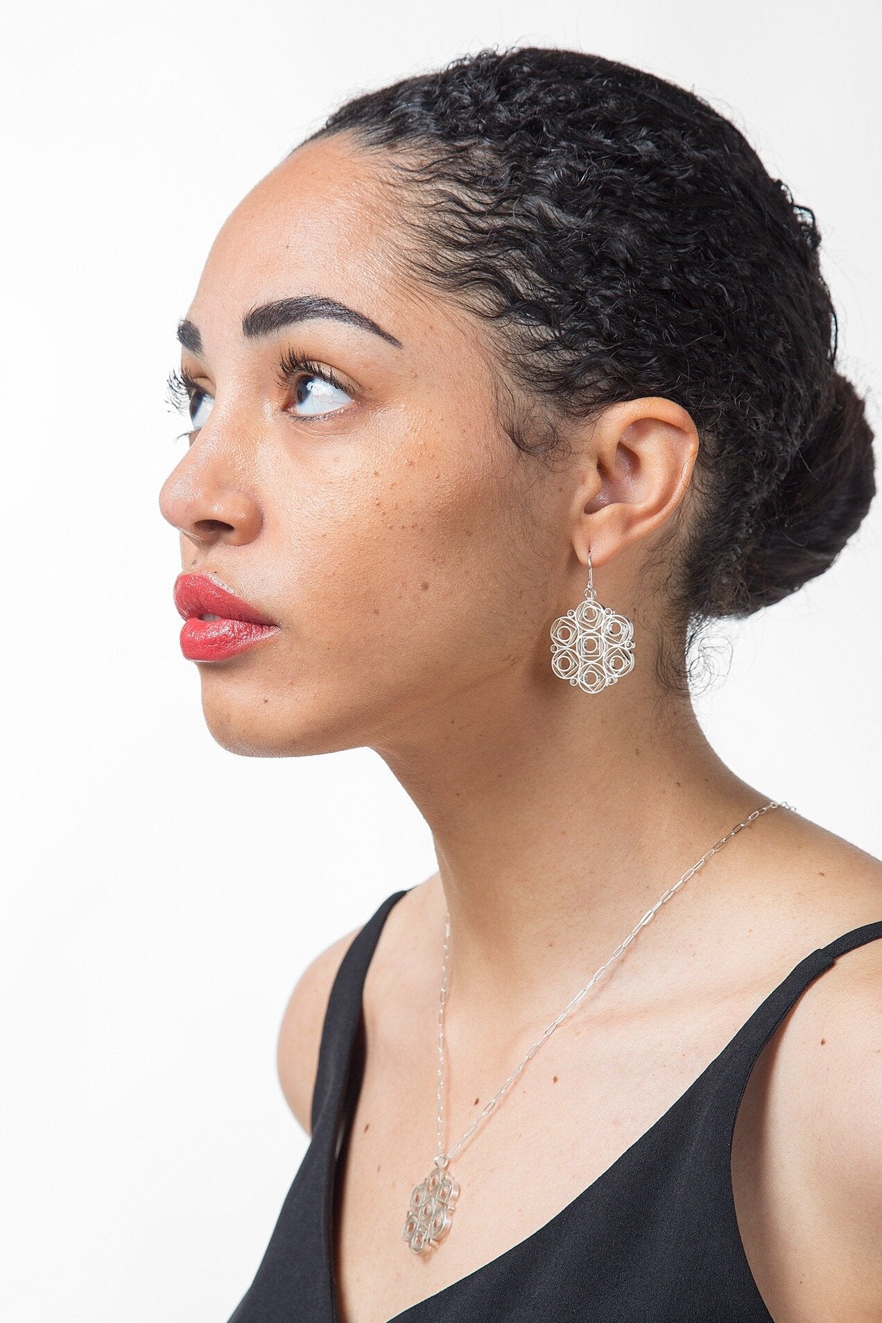 Fizzy Earrings With Squares