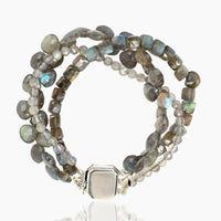 Multi-Strand Labradorite Bracelet