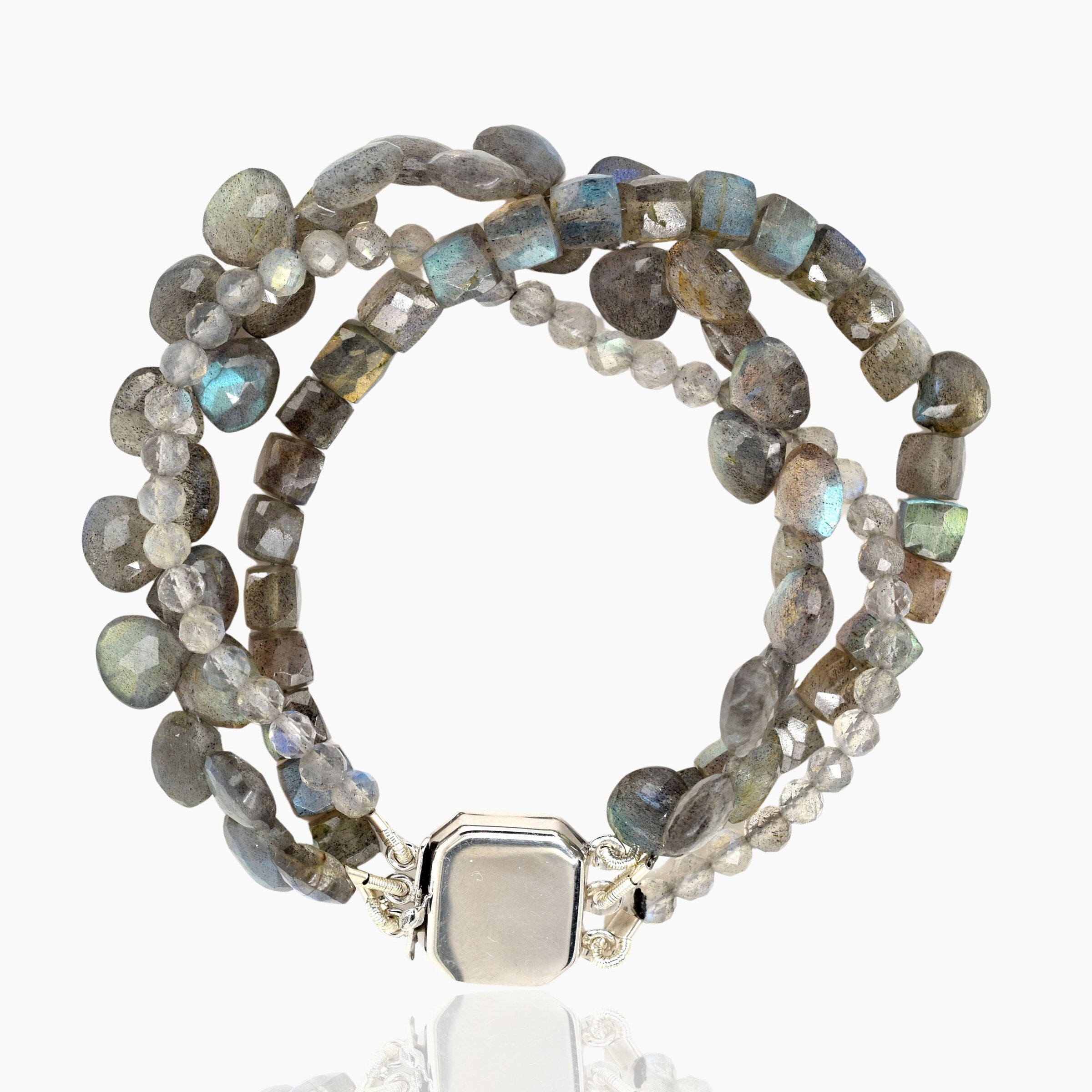 Multi-Strand Labradorite Bracelet