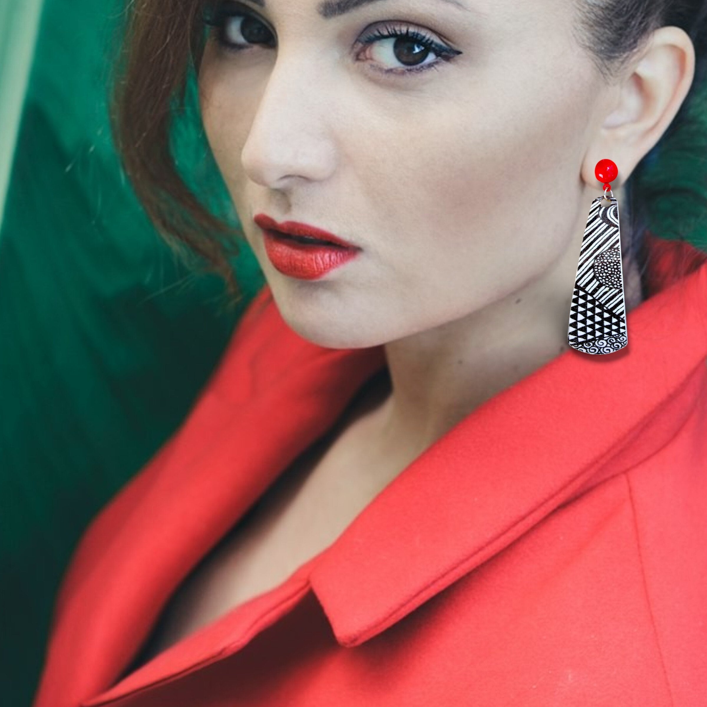 Graphic Pulse Earrings