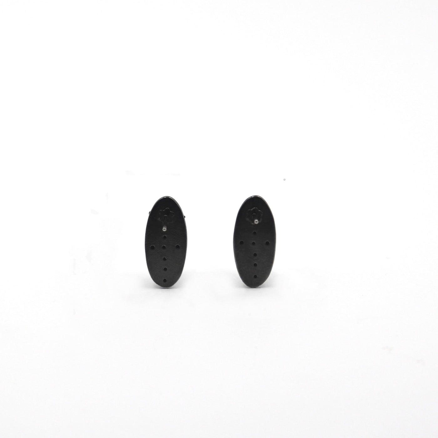 Wee Bud Elliptical Cluster Earrings