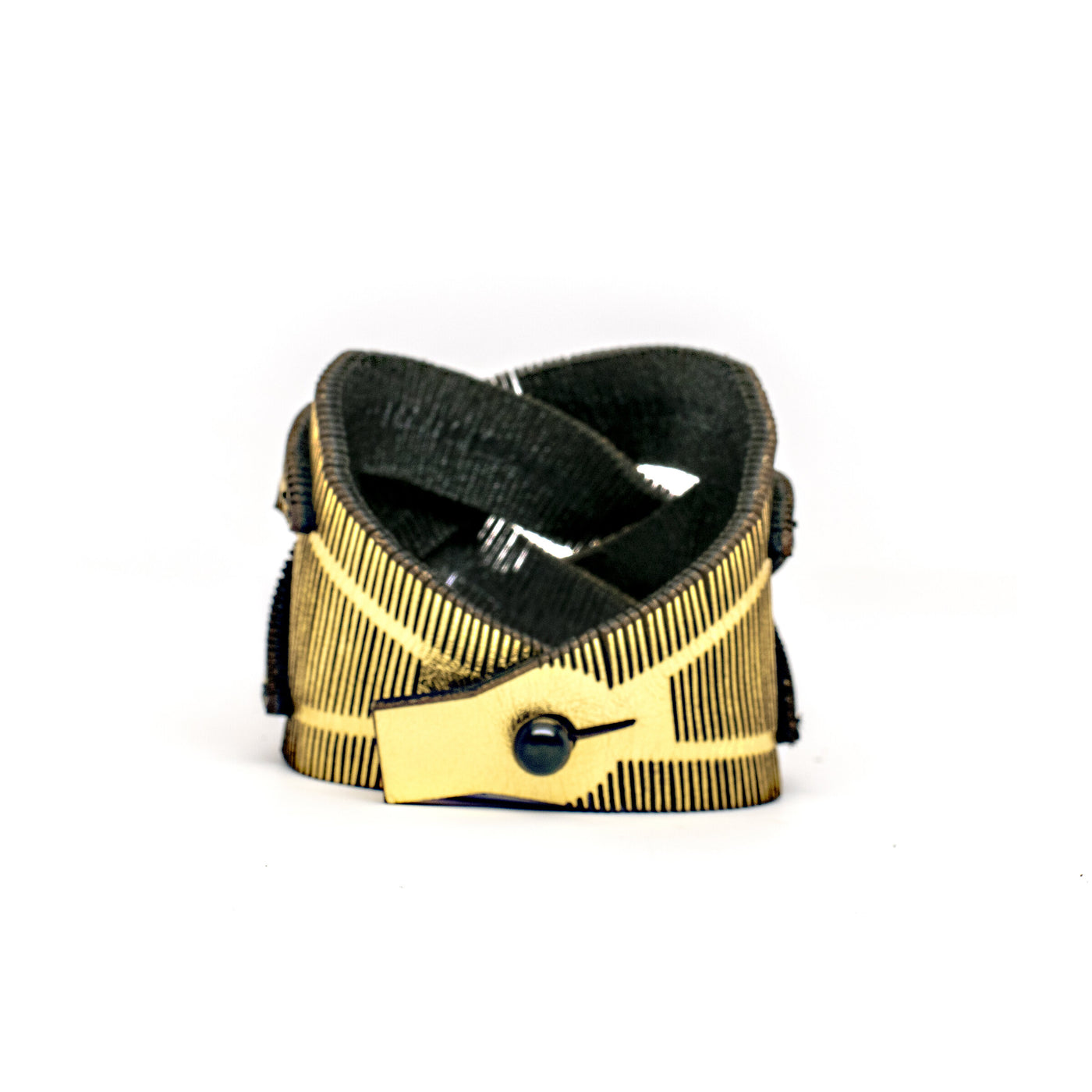 Gold Metallic Leather