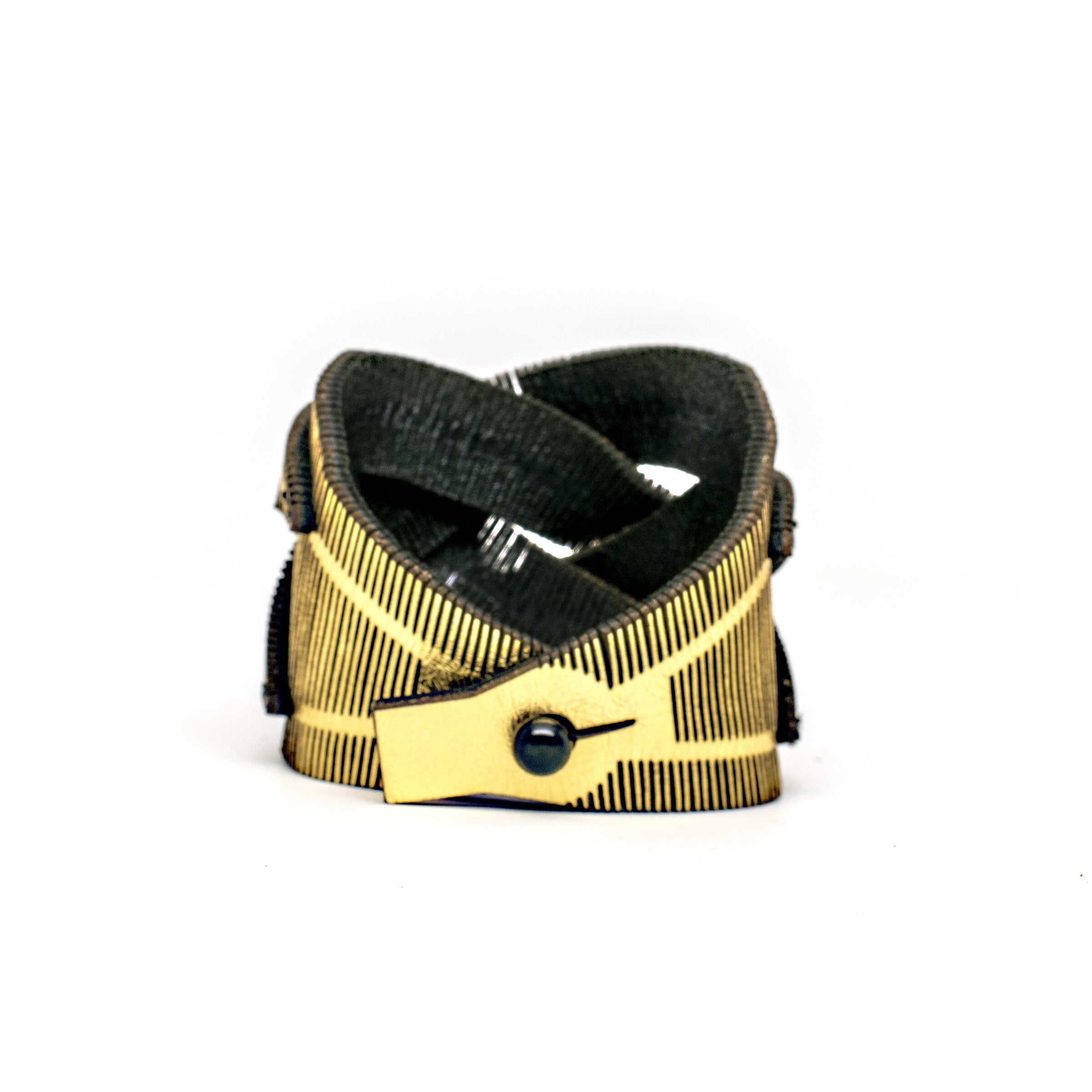 Gold Metallic Leather
