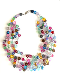 Colorful Glass Orbs Necklace