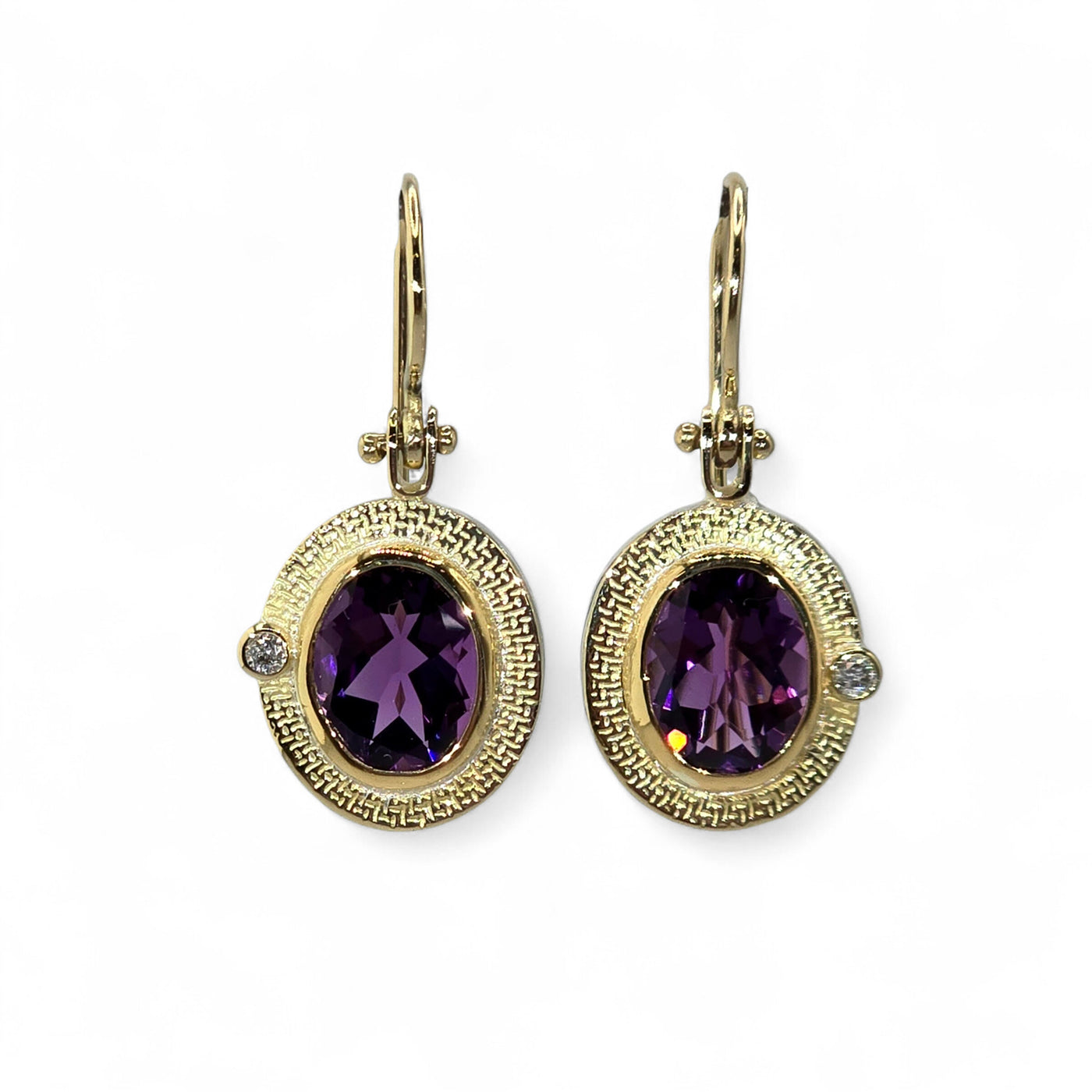 Amethyst Relic Earrings