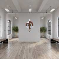 Now and Then Centerpiece Clock