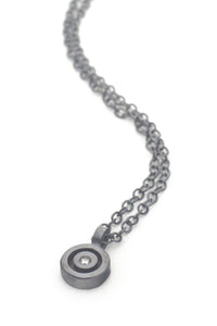 Silver and Diamond Necklace