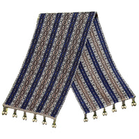Reversible Handwoven Carob Bamboo Pub Table Runner