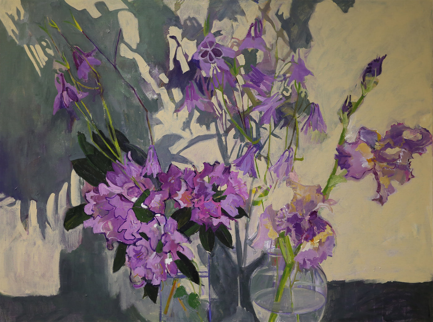 Rhododendron Iris and Shadows