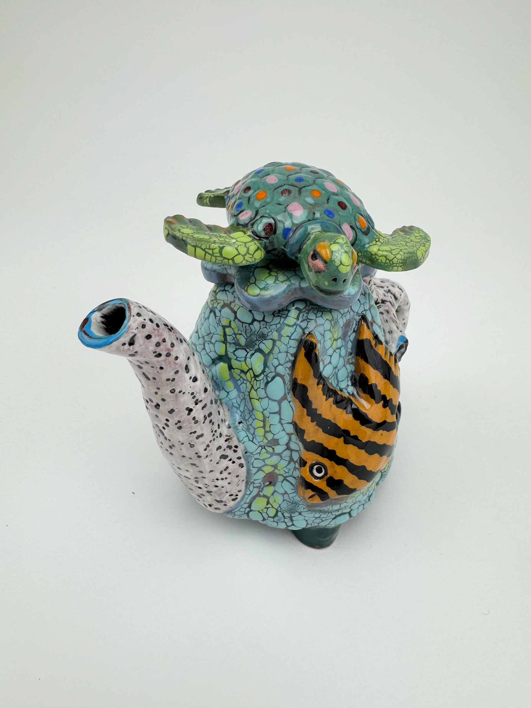 Scooter and Angel Teapot