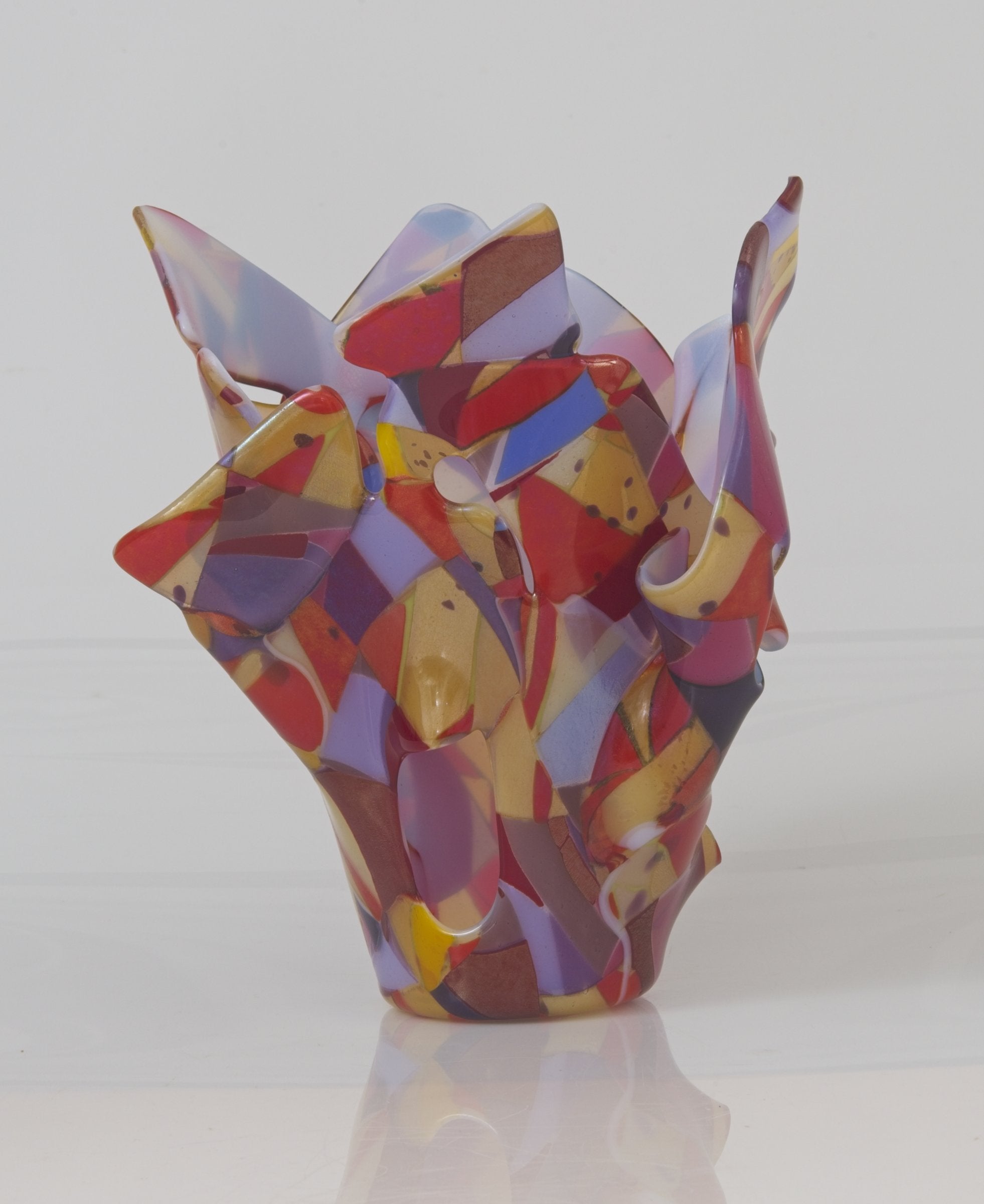 Coral Garden Art Glass Sculpture
