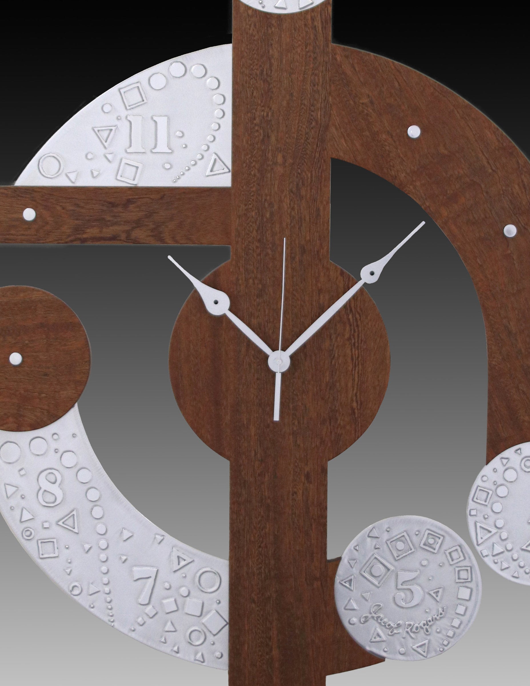 Now and Then Centerpiece Clock