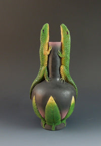Two Conversing Lizards