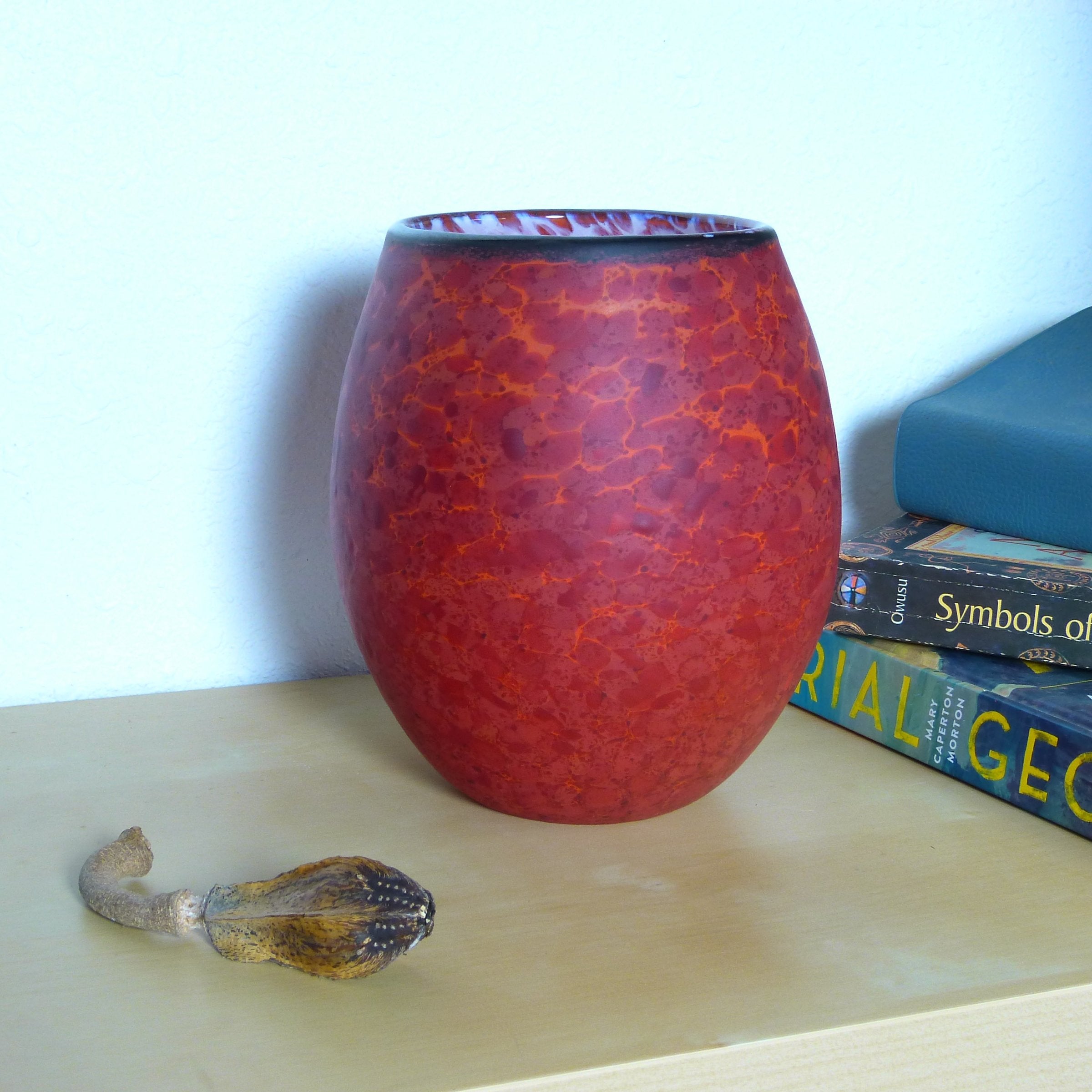 Red Simple Vase