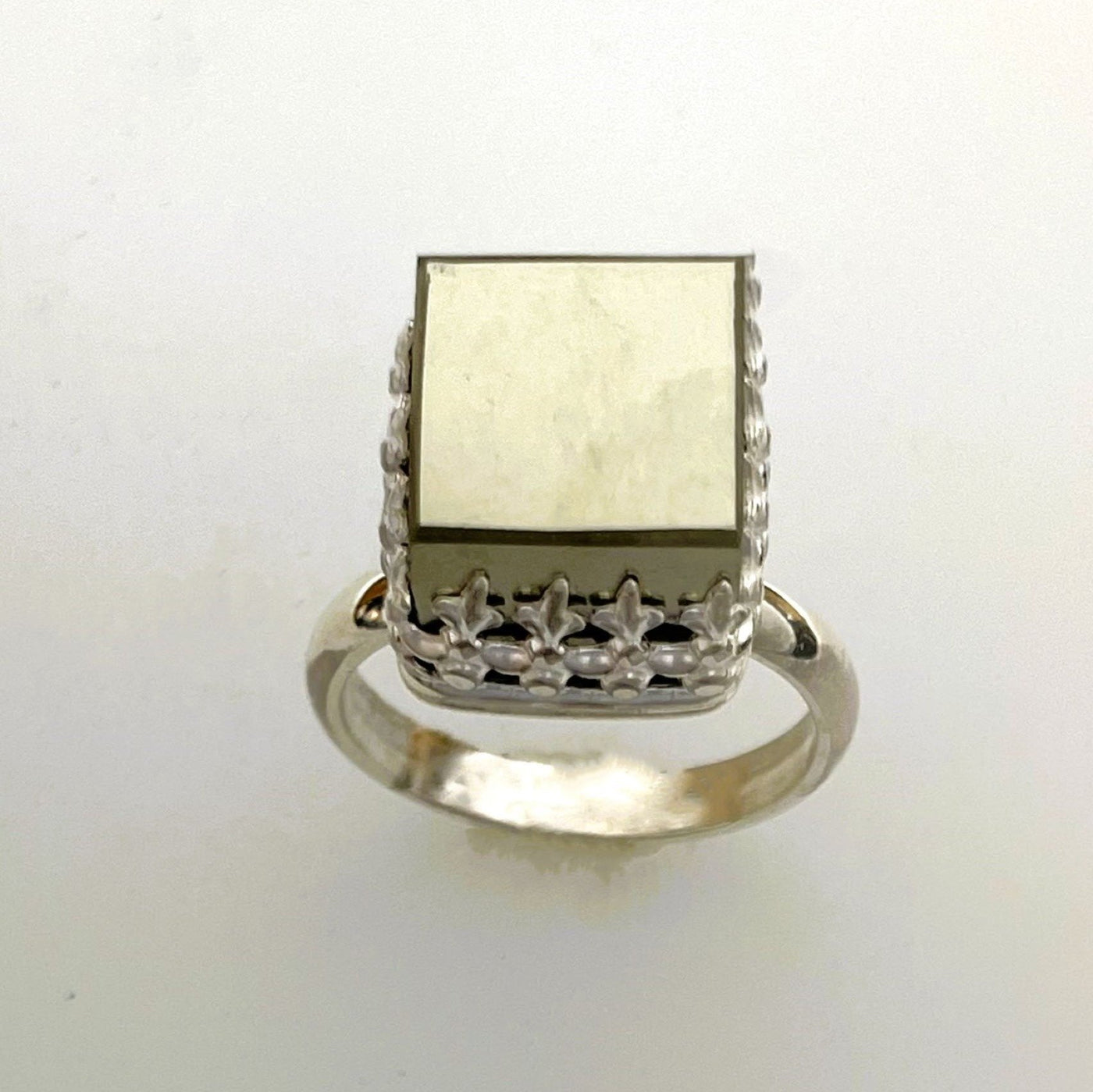 Pyrite Crown Ring