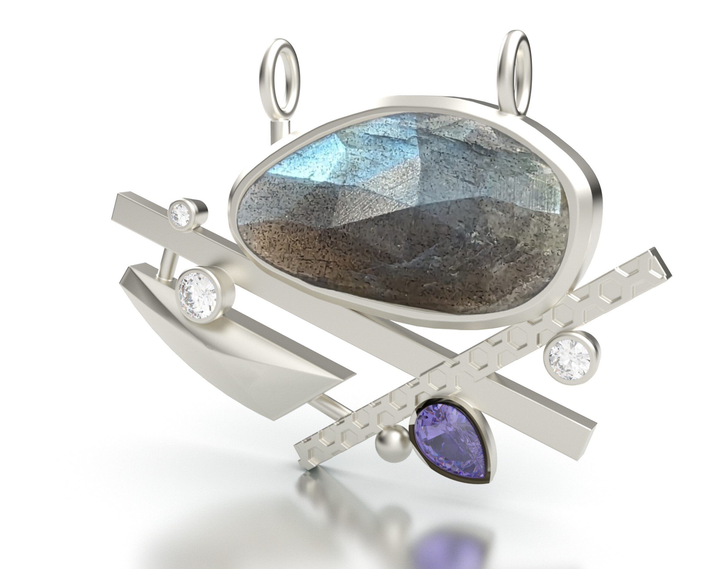 Labradorite Gem Pendant