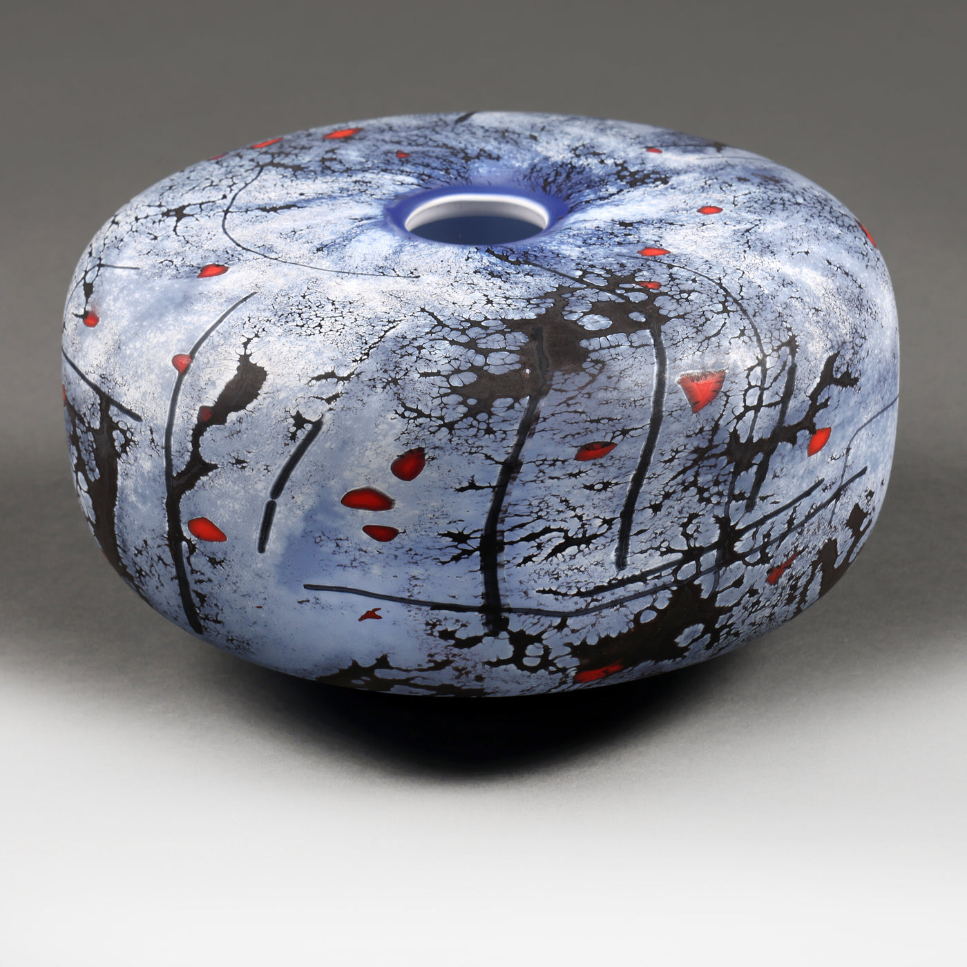 Winter Cherries Large Short Cylinder