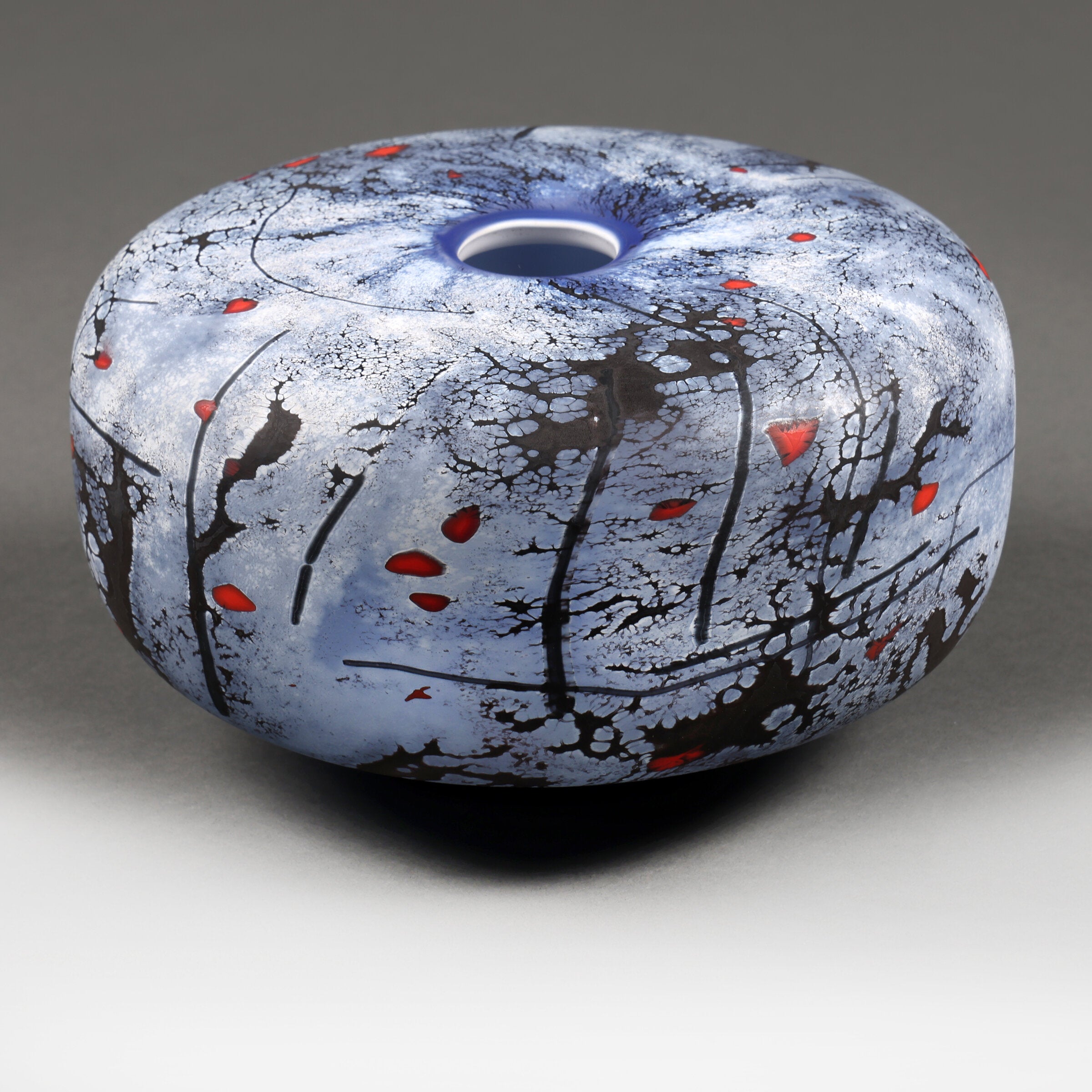 Winter Cherries Large Short Cylinder
