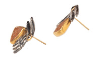 Monzo Earrings with Druzy