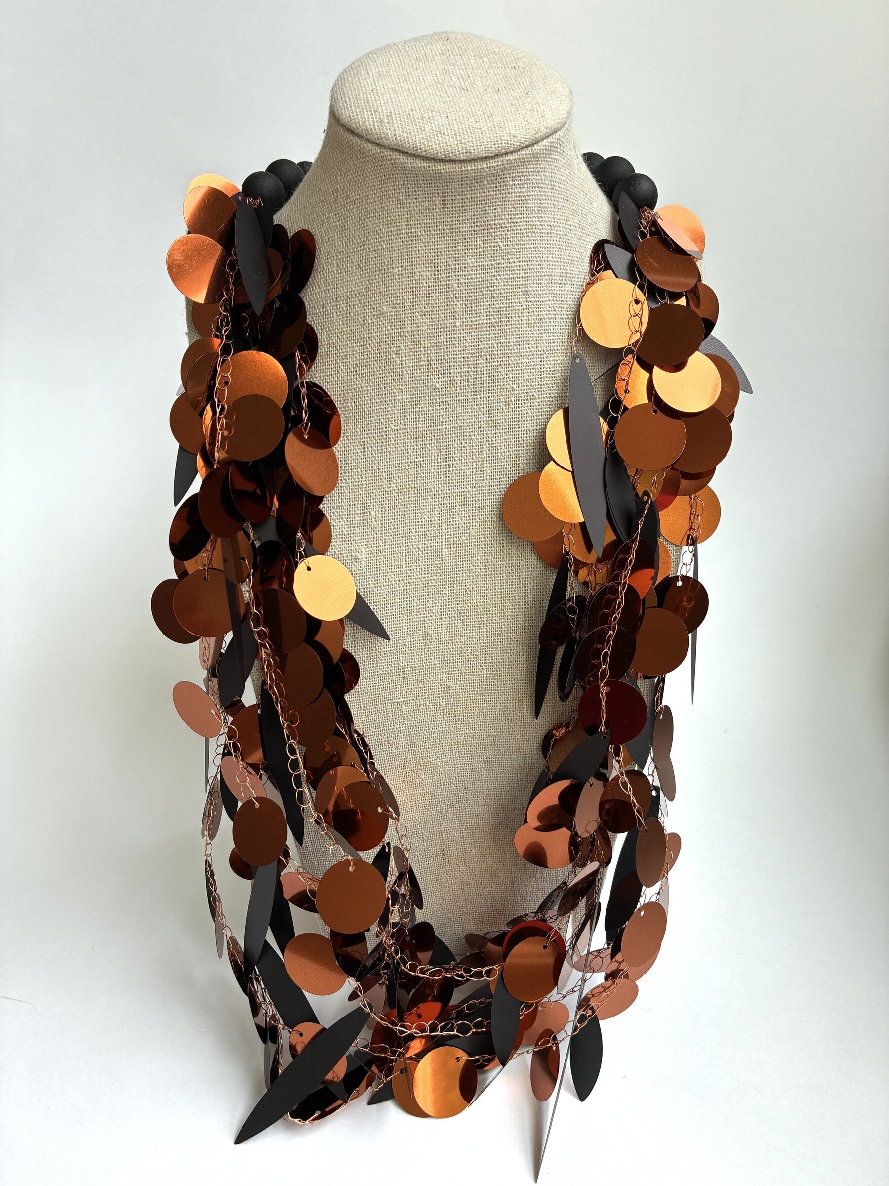 Copper Colored Statement Necklace