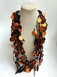 Copper Colored Statement Necklace