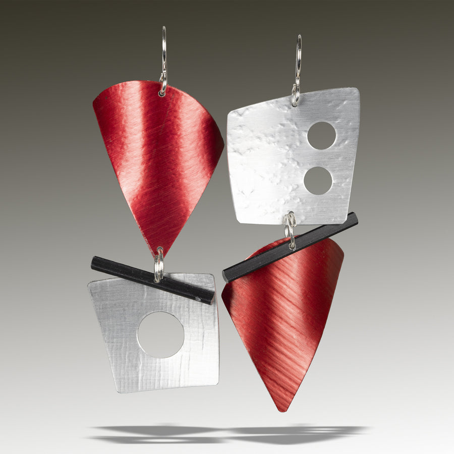 Red, Silver & Black