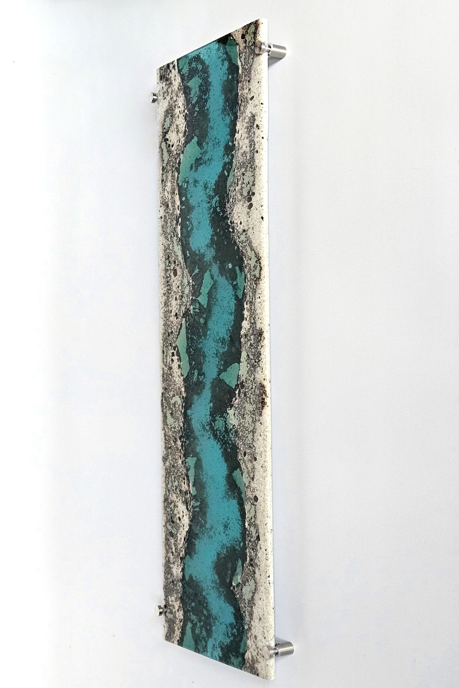 Meander Series - Light Aqua Panel