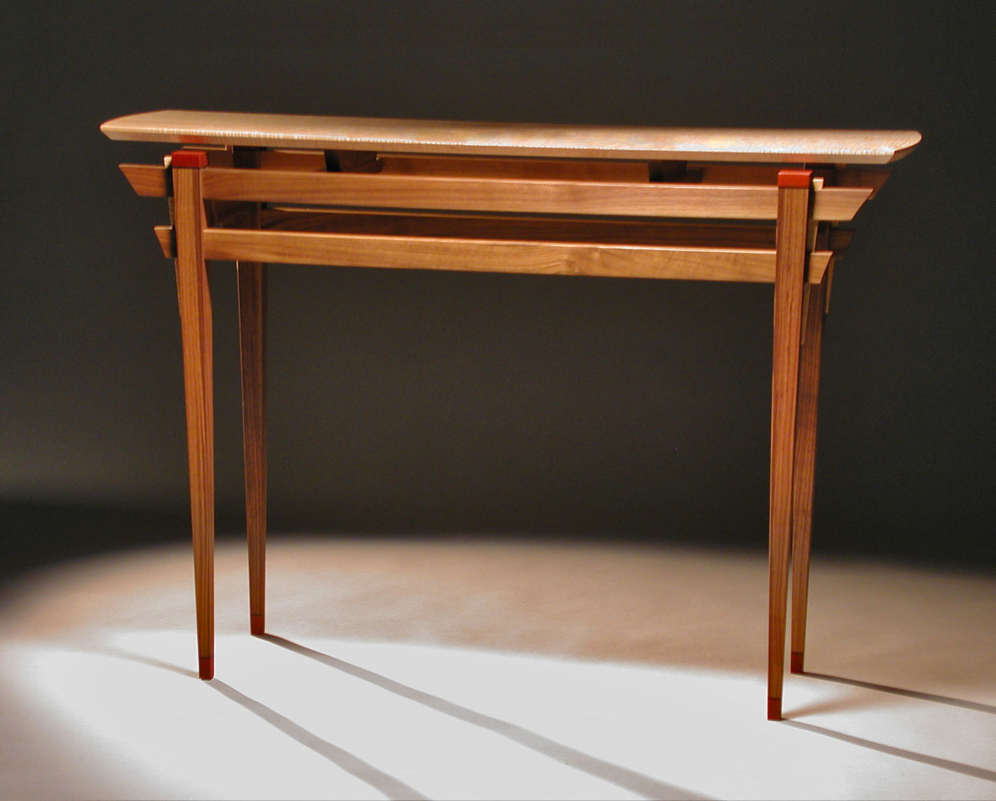 curly maple & walnut