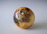 Sunflare Moon Porcelain Raku Jar