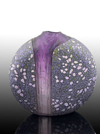 Large Lavender Cascade Vase