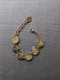 100 Circles Reticulated Link Bracelet