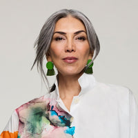 Green Enamel & Green Indigo