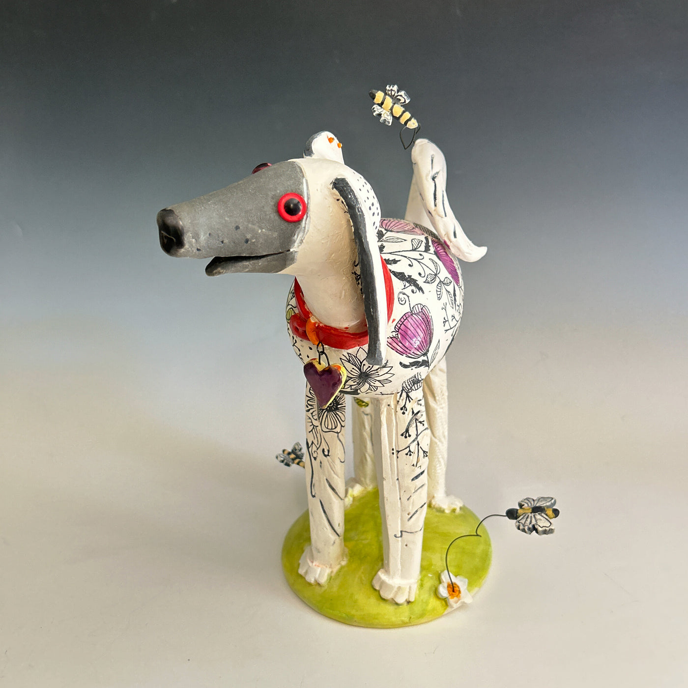 Dog in Spring