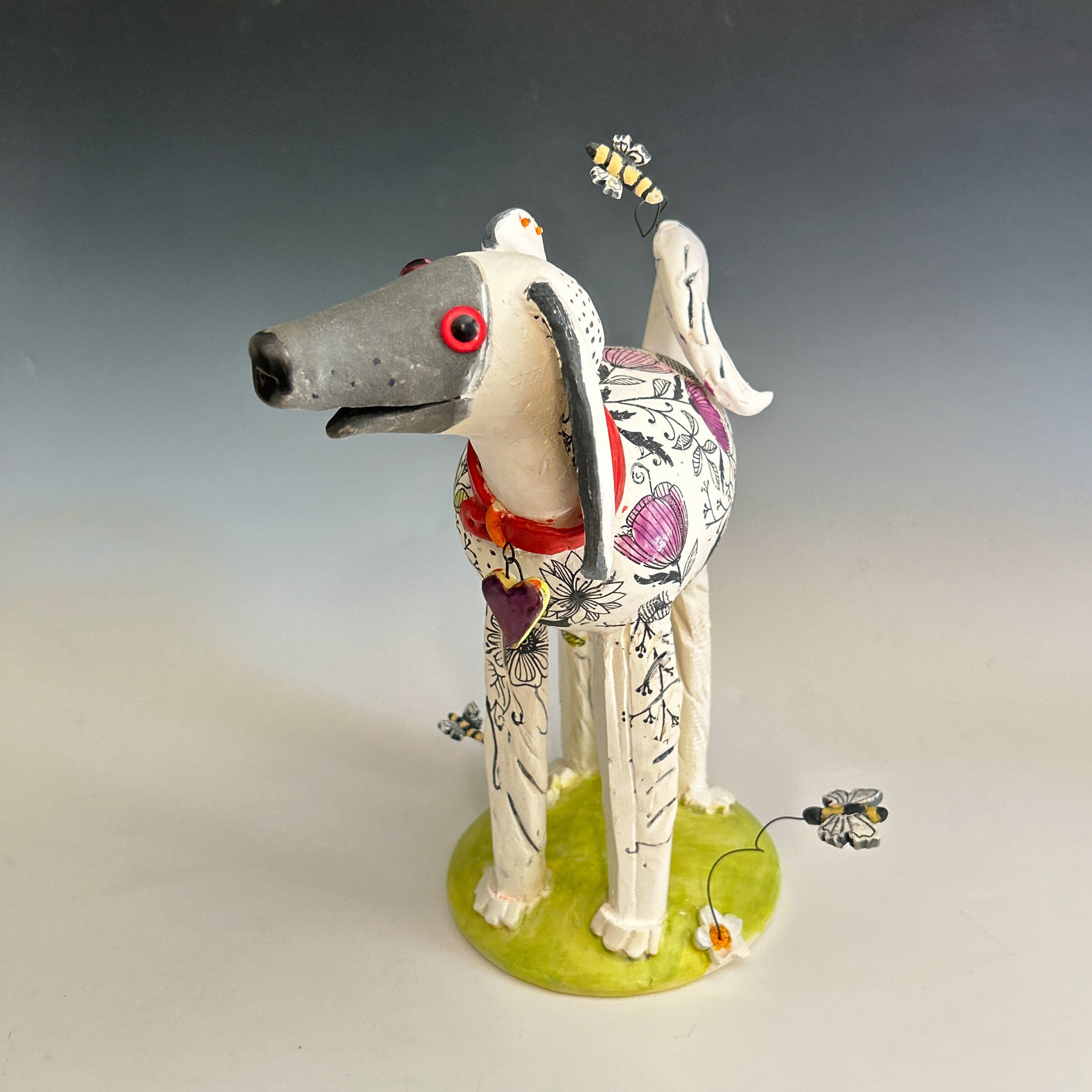 Dog in Spring