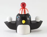 Penguin with Snowballs
