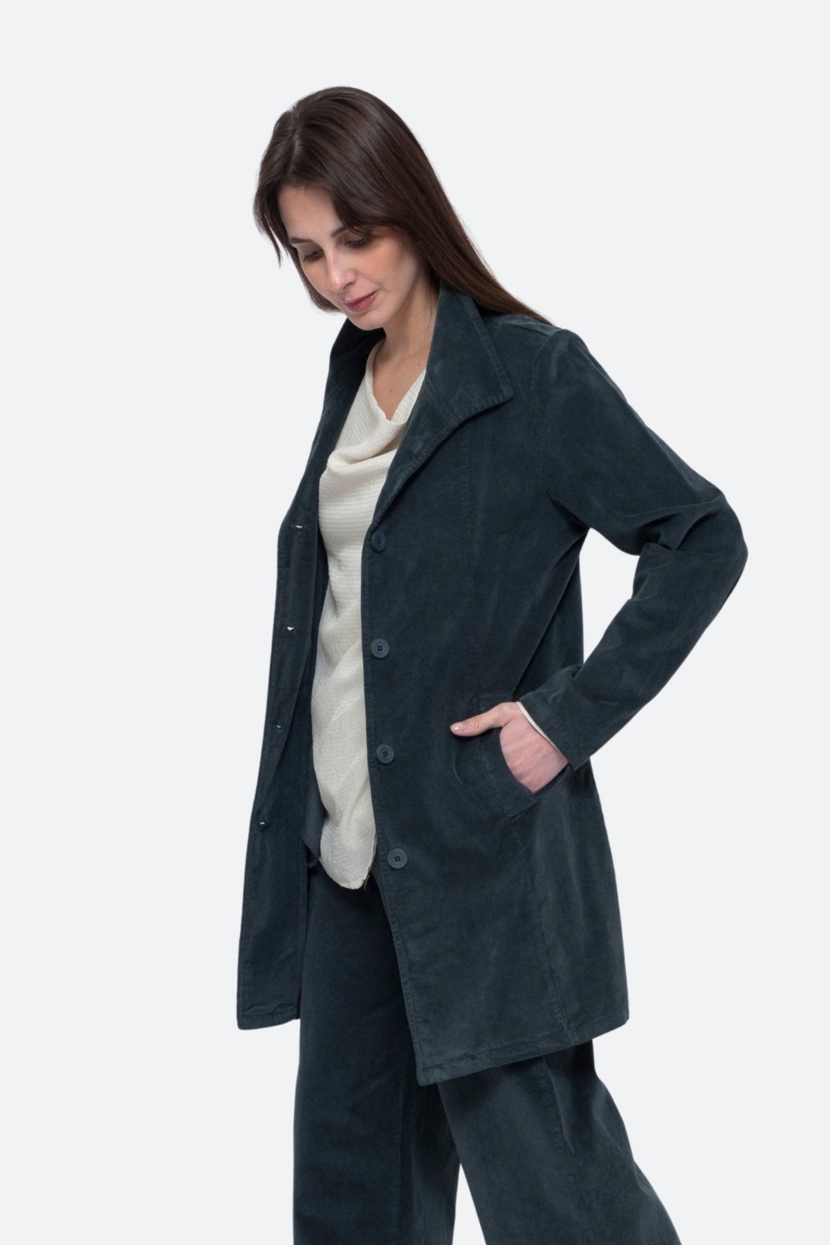 Cord Midi Jacket