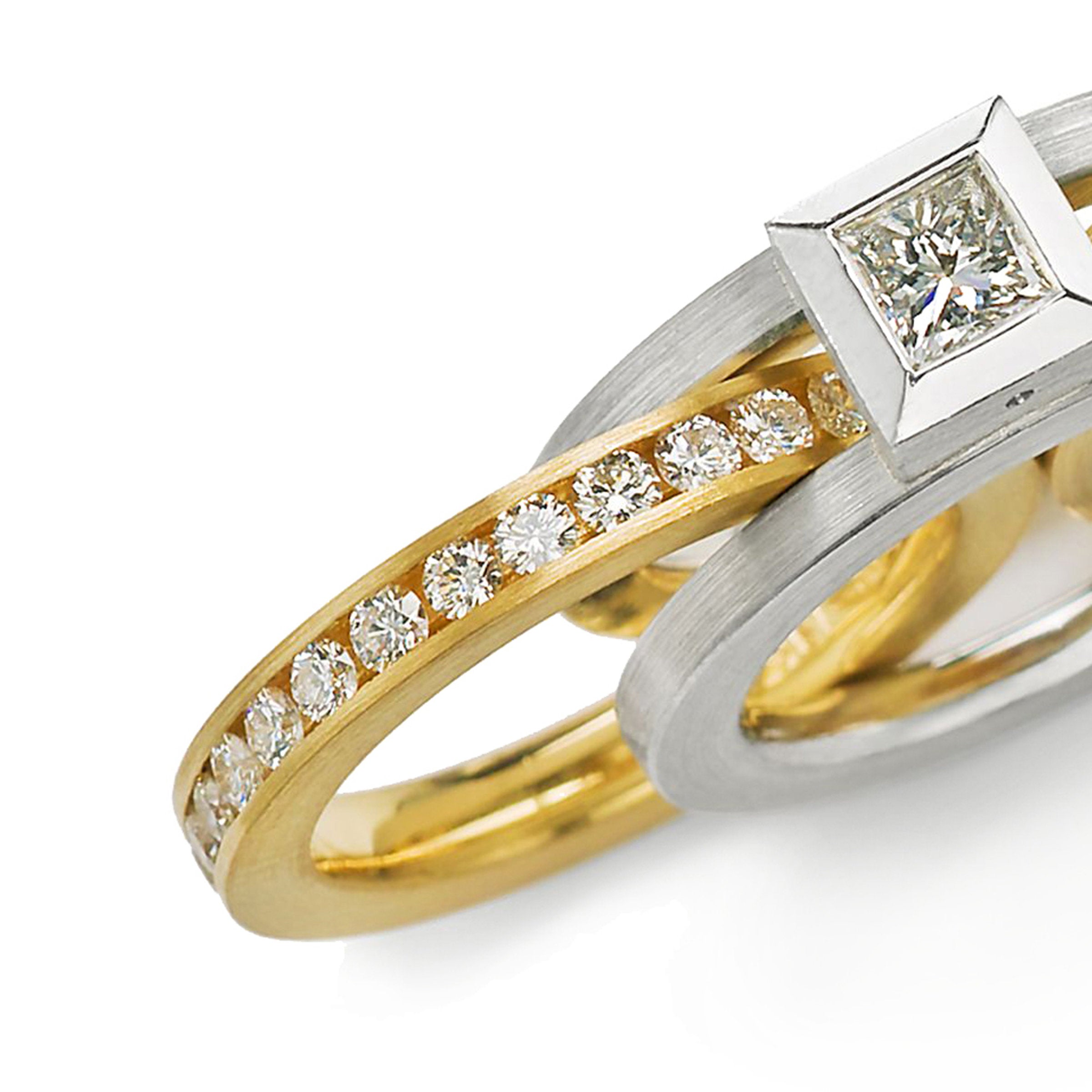 With diamond band