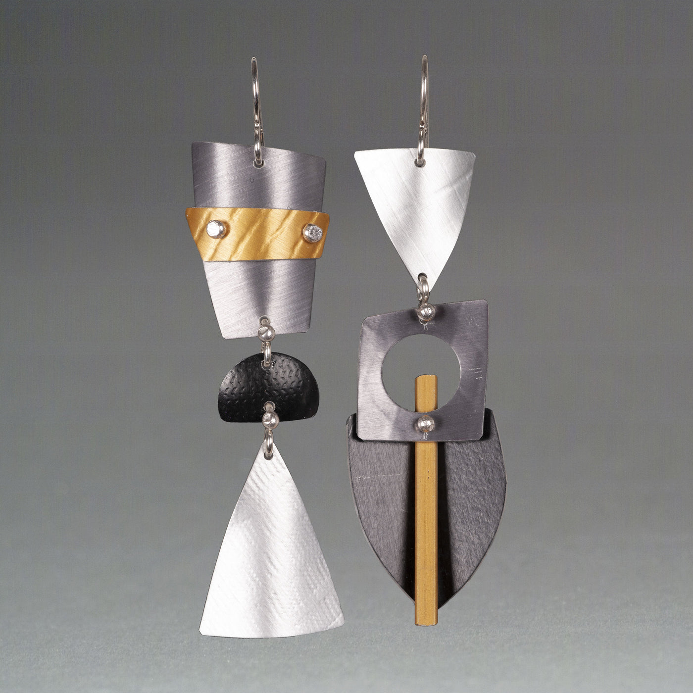 Gray, Gold, Black, & Silver