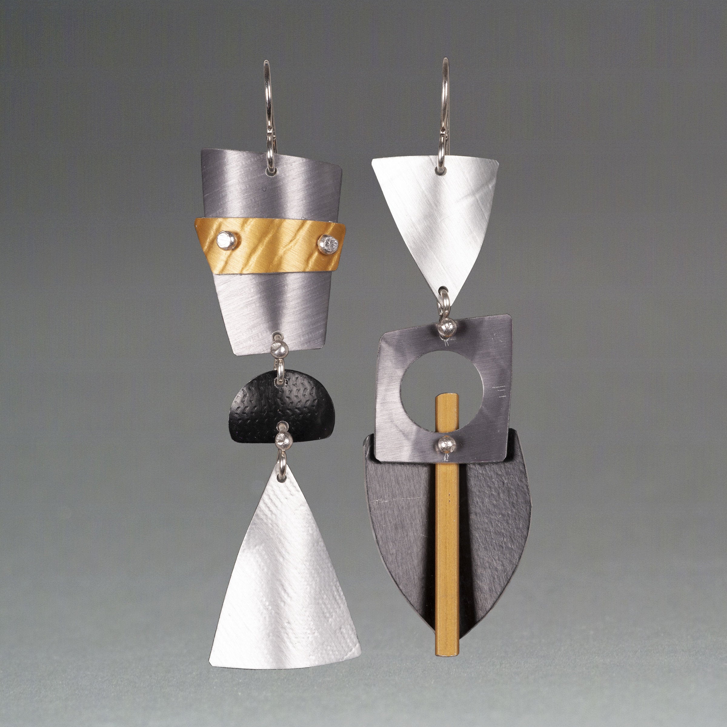 Gray, Gold, Black, & Silver