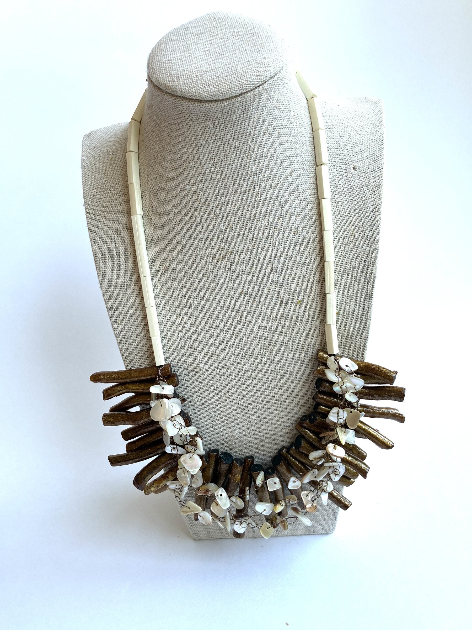 Golden Coral Necklace