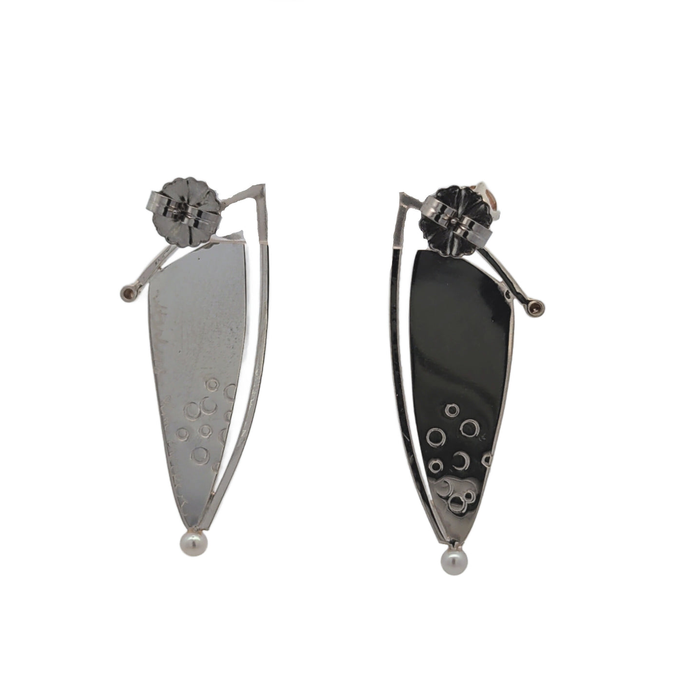 Petrified Palmwood Earrings II