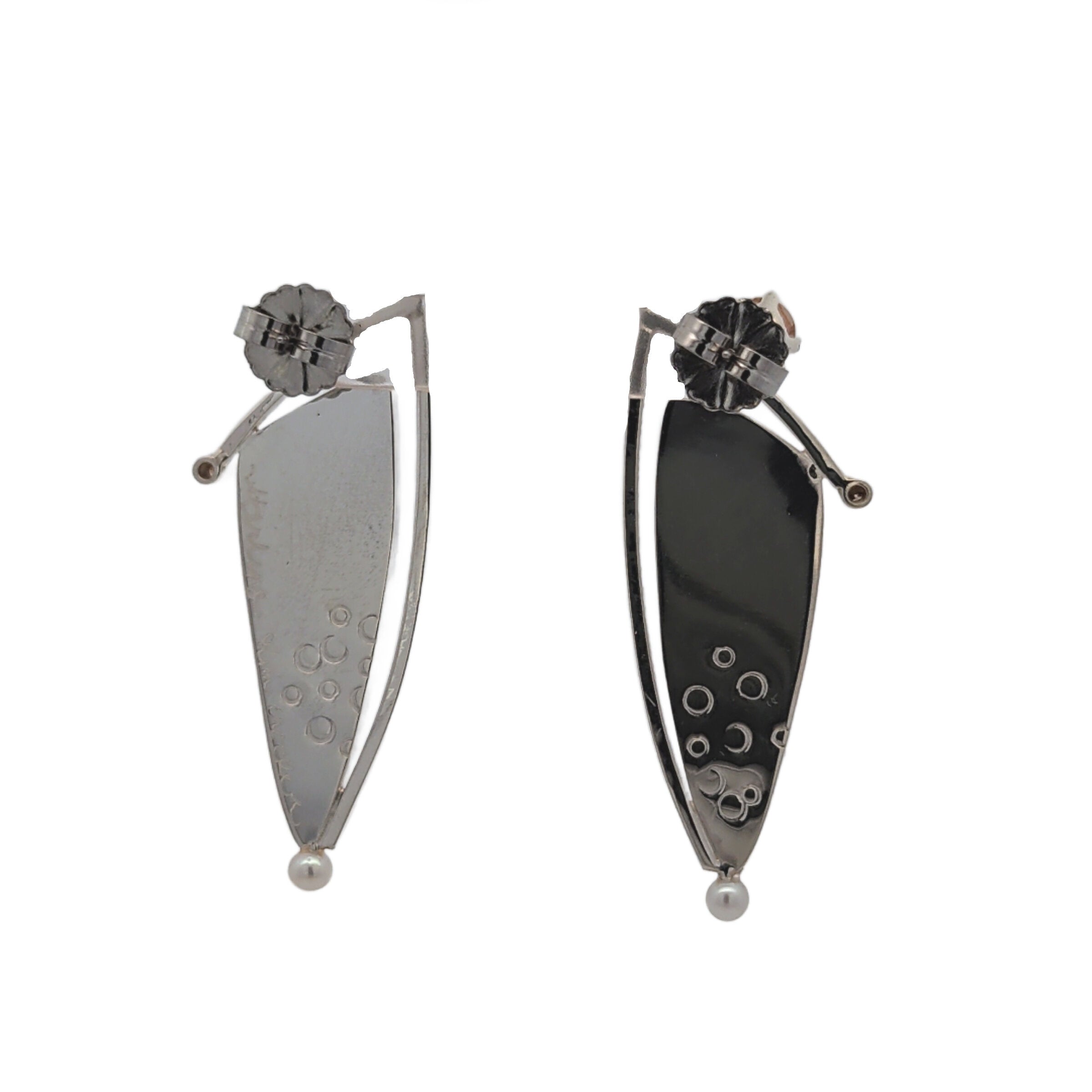 Petrified Palmwood Earrings II