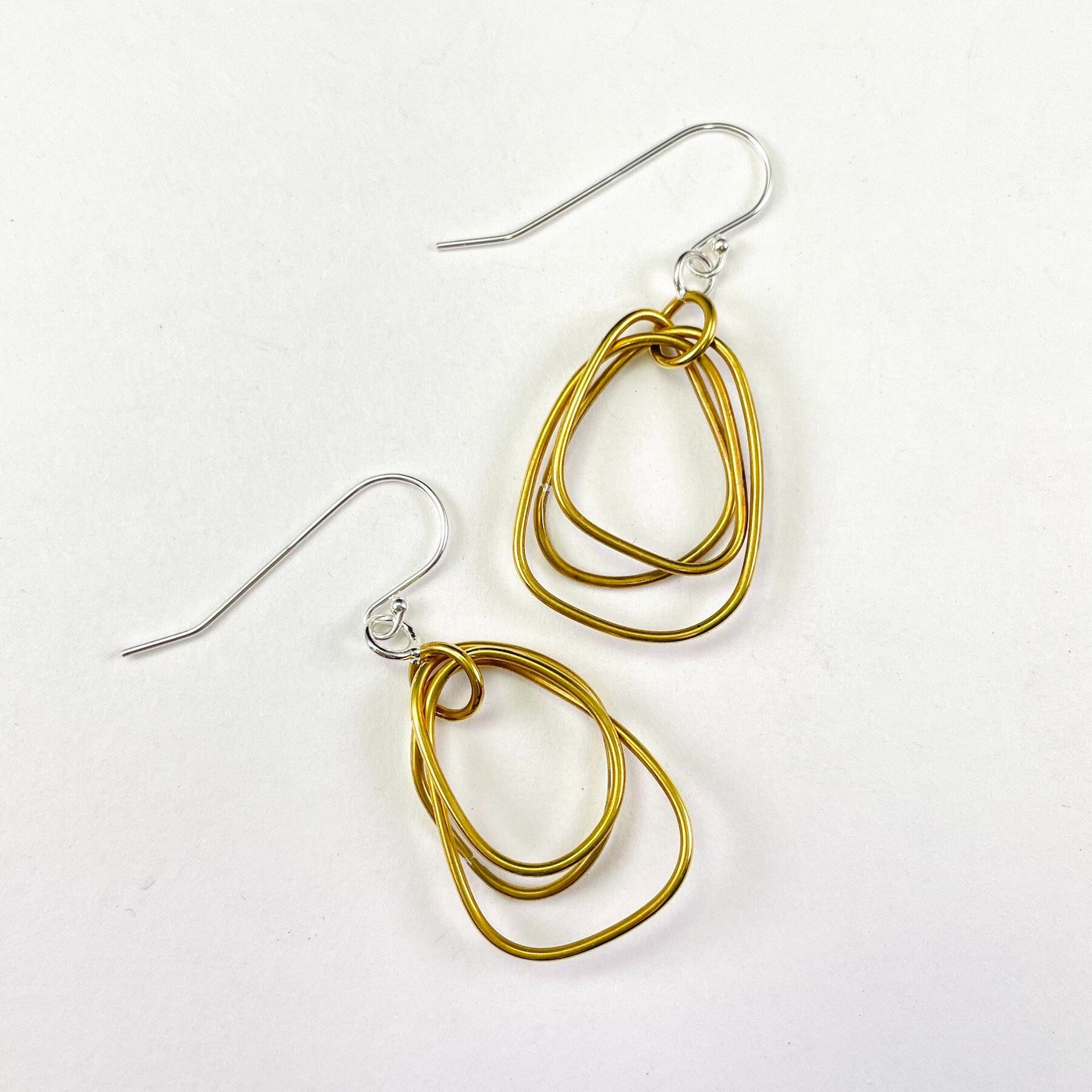 Dangly Mini Scribble Earrings