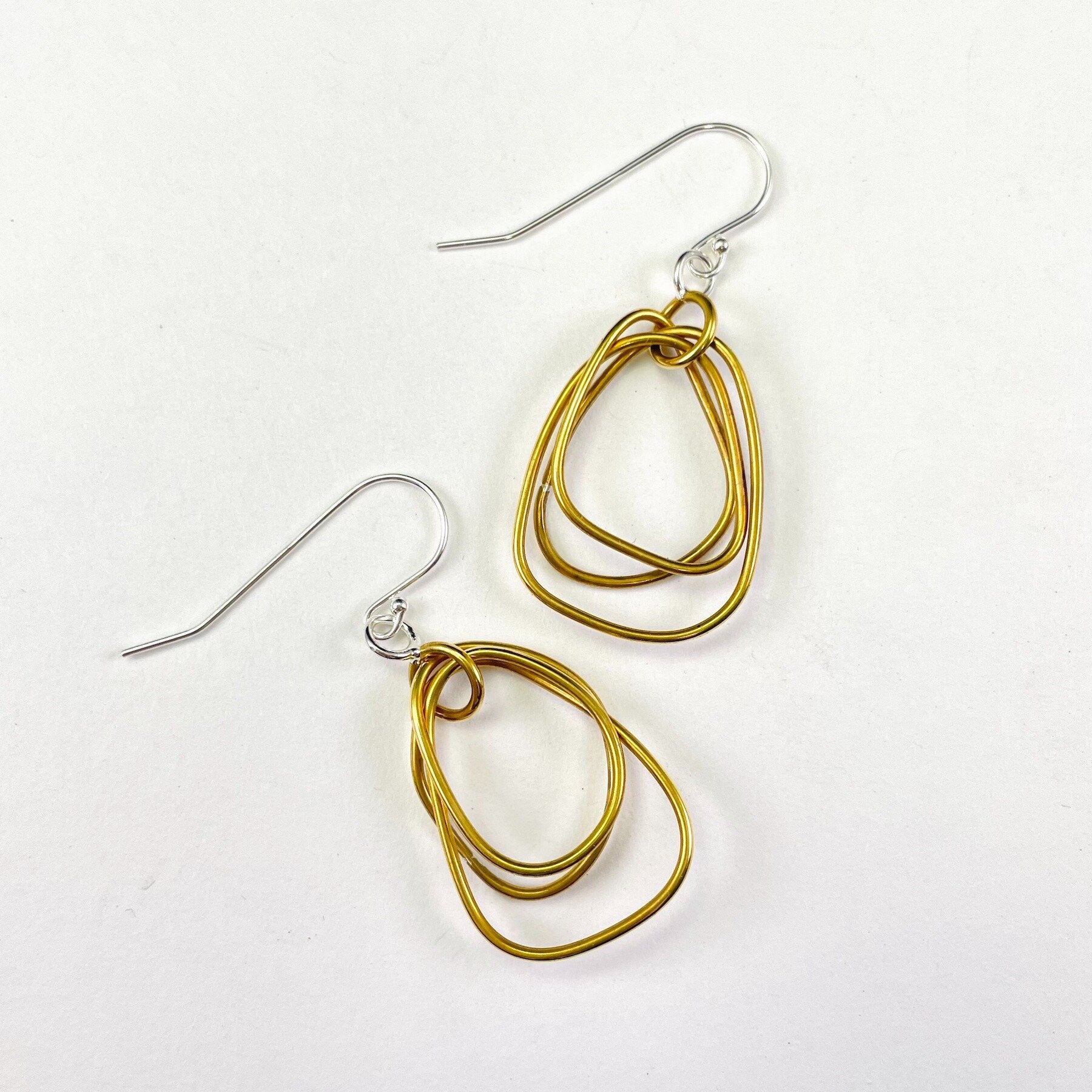 Dangly Mini Scribble Earrings